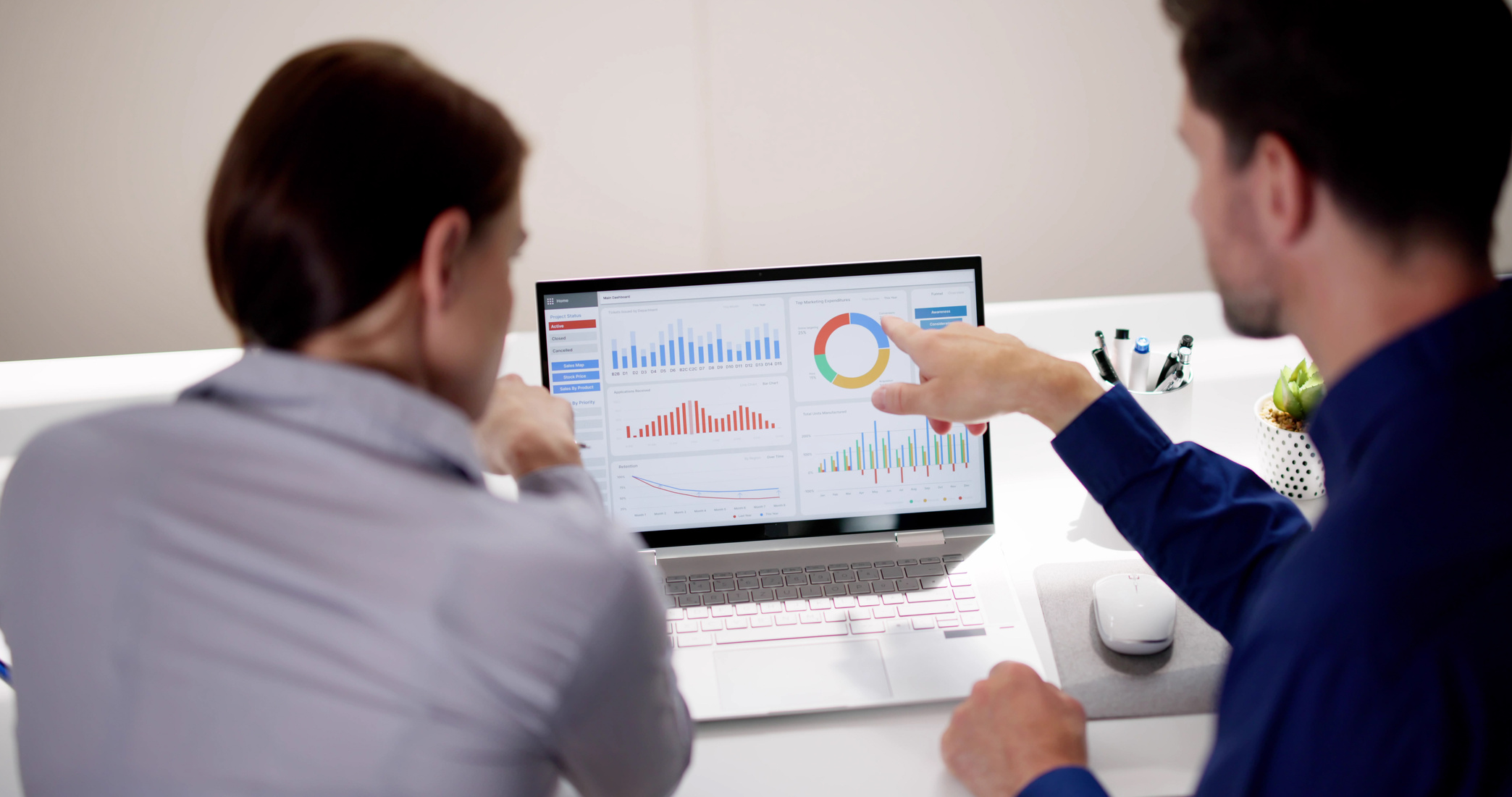 Two Analyst Using KPI Dashboard
